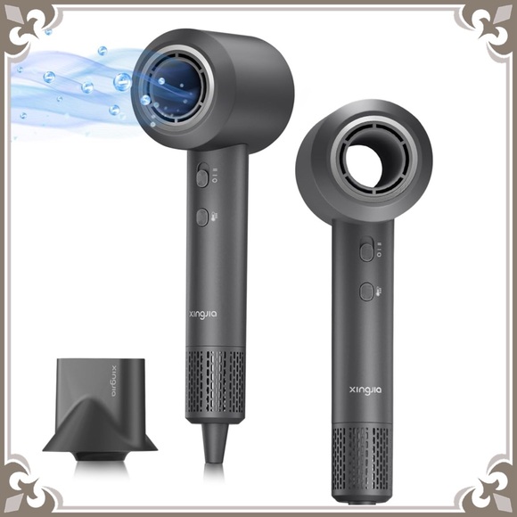 Negative Ionic Hair Blow Dryer High Speed Brushless Motor Hot & Cold Alternating - Picture 1 of 8